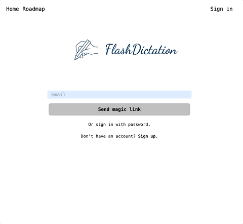 Add dictation