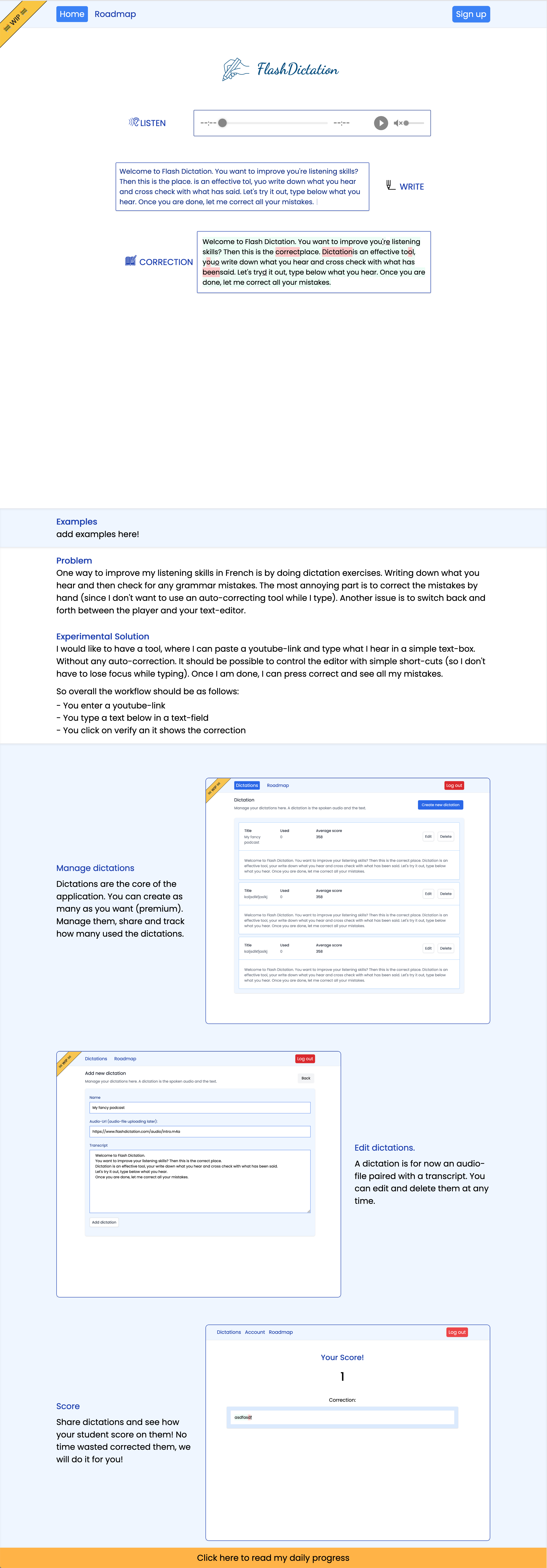 edit page