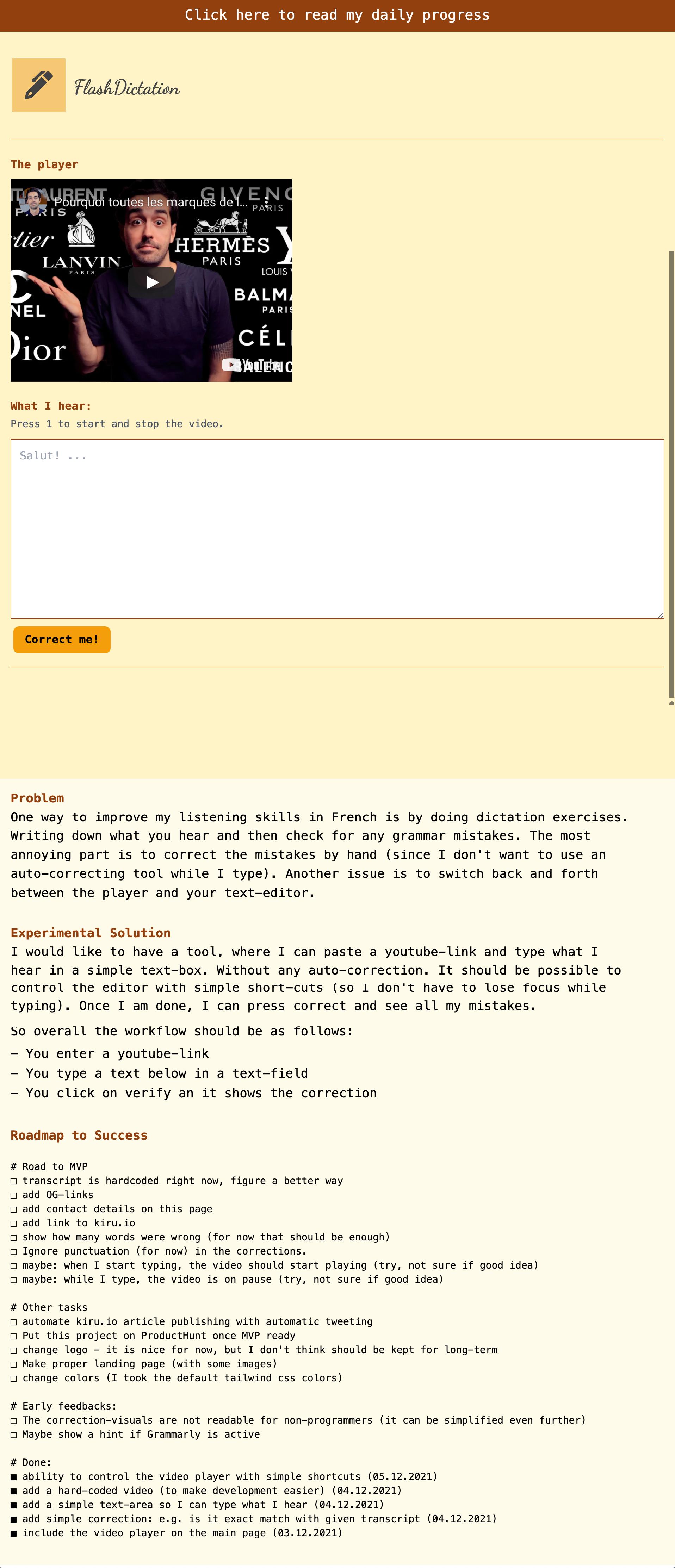 Page before