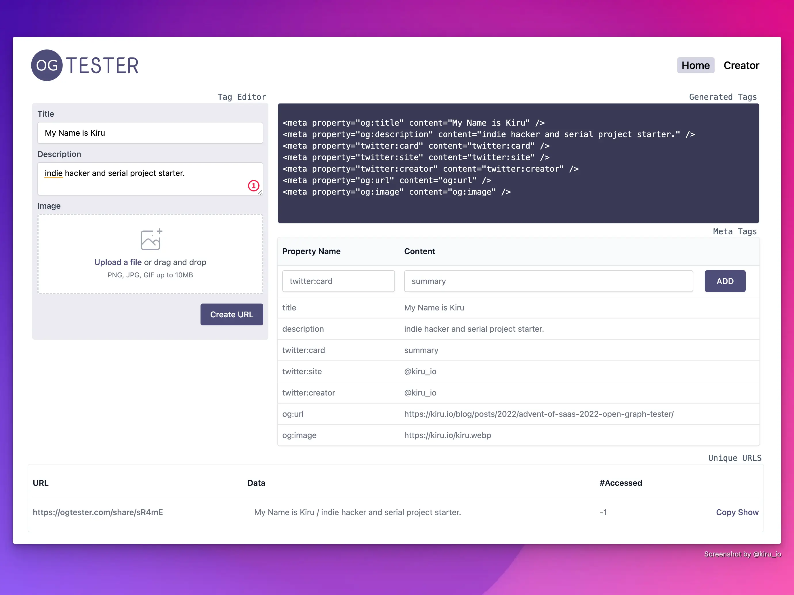 Variable Meta Tags