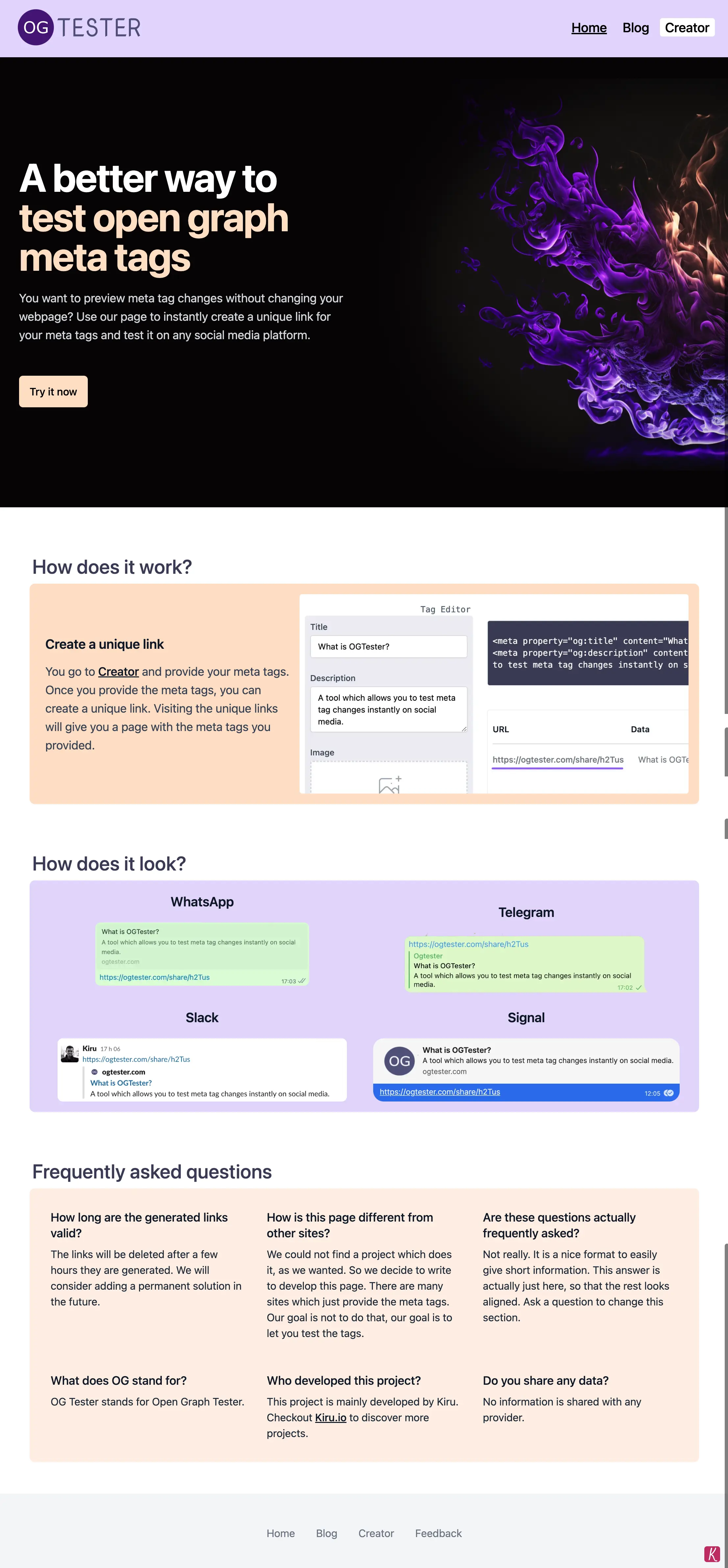 After Home Page