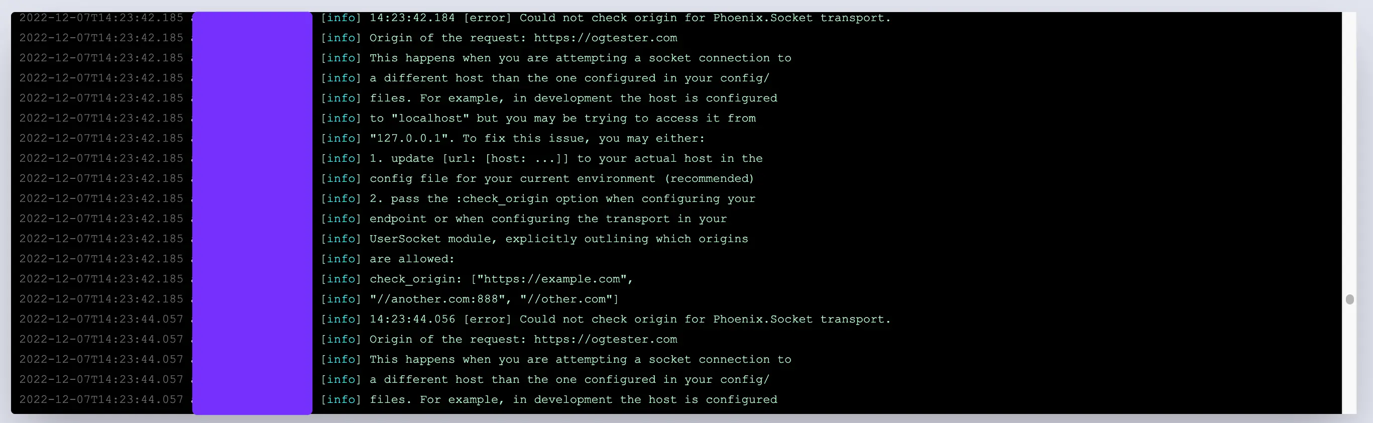 Serverlogs